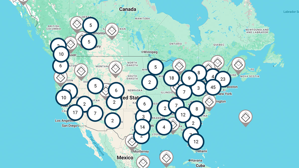 Clients map